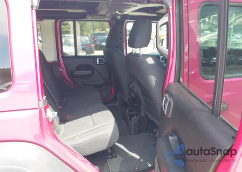 2021 Jeep Wrangler Unlimited Sport S 4X4 z USA, uszkodzony, nr VIN 1C4HJXDN1MW855355